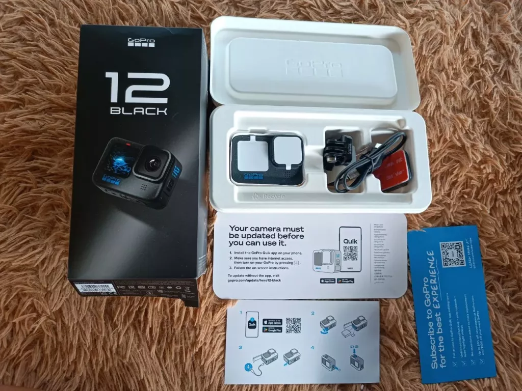 กล้อง Gopro Hero12 อุปกรณ์ในกล่อง